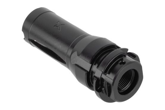 Forward Controls Design Stoner 63 Style Compensator with Dead Air Keymo Mount Long has a Nitride finish